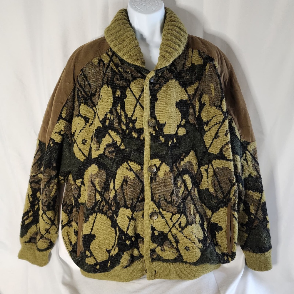 Bizzarro Wool Button Up Quilted Liner Size 52 Vintage